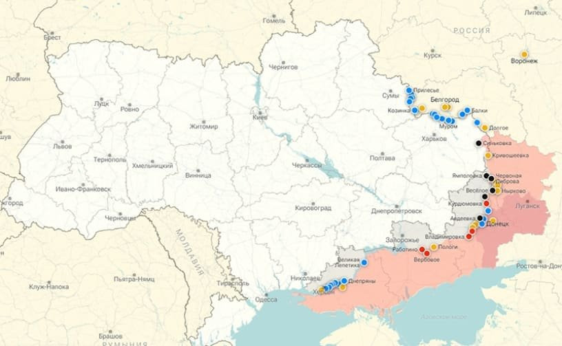 Карта СВО на Украине от 17.01.2024, обзор боевых действий в зоне военной спецоперации